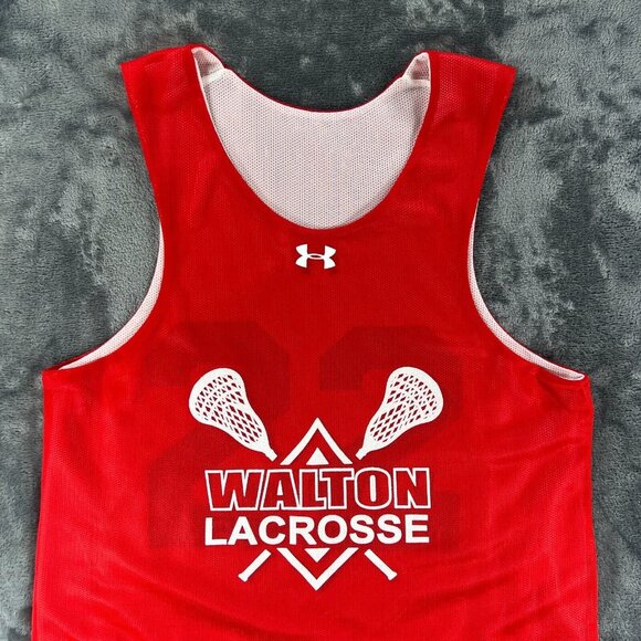 Under Armour Lacrosse LAX Walton Raiders Reversible Jersey Youth Boy YL NEW - Picture 7 of 8